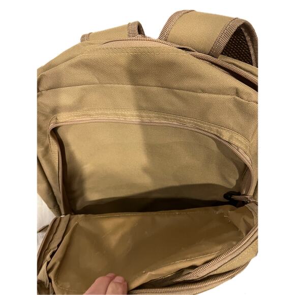 NRA Tan Desert Medium Size Backpack - Picture 3 of 4